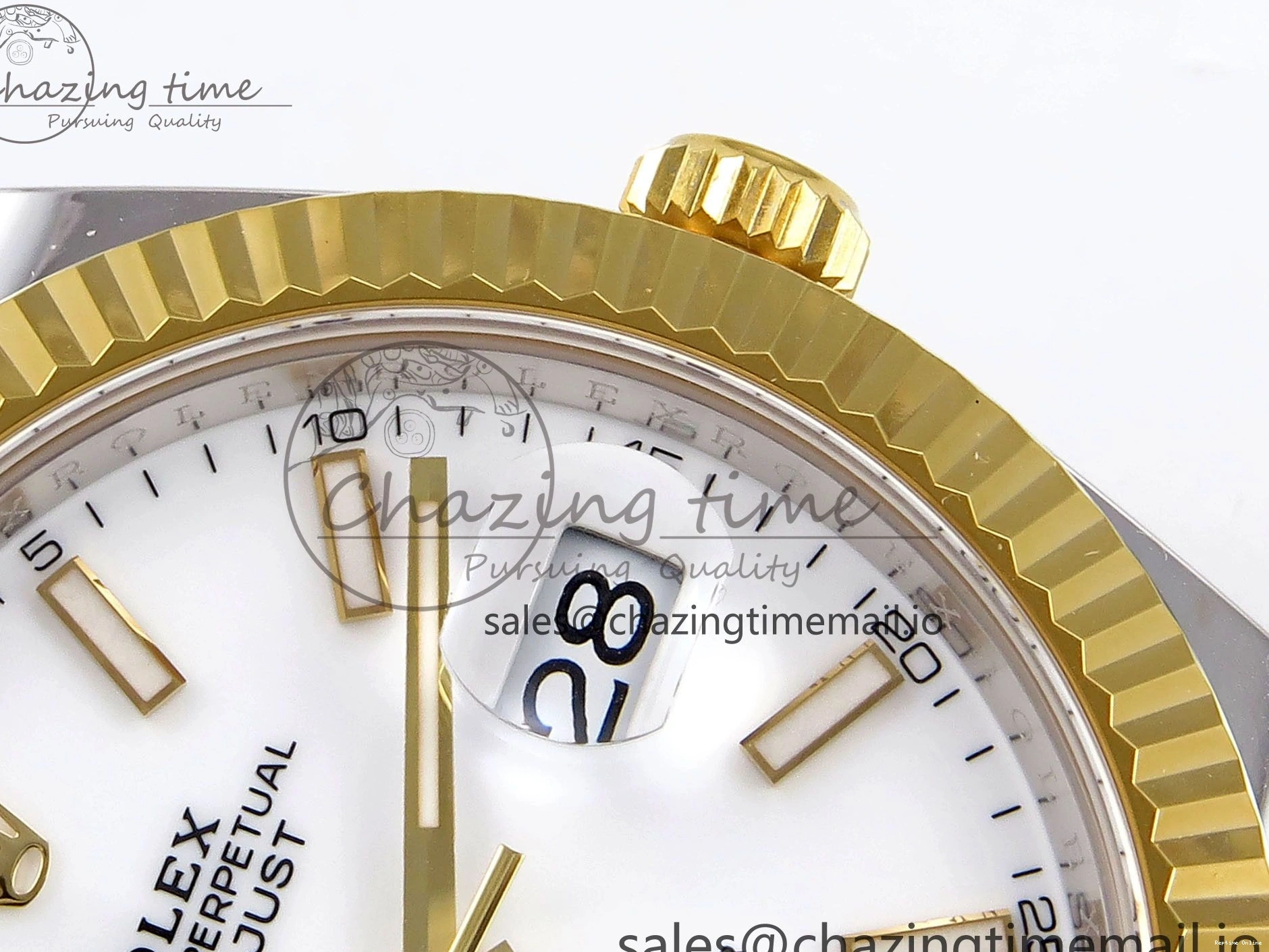 0420 DateJust 41 SS YG ARF 1:1 Best Edition 904L Steel White Stick Dial on Jubilee Bracelet SH3235 (Gain Weight) Seasonal 1223